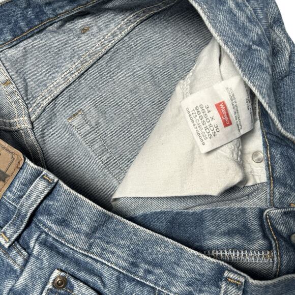 Vintage Y2K Wrangler Light Wash Jeans Skater Fade 34 X 30 Straight - Picture 5 of 8